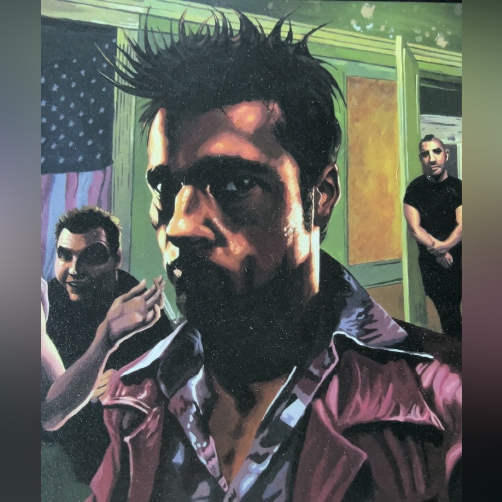 Fight Club (First Rule) movie poster.
